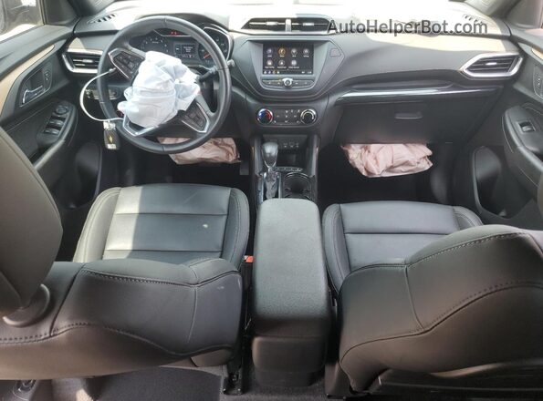 KL79MVSL4NB053003 2022 CHEVROLET TRAILBLAZER Black Widok deski rozdzielczej