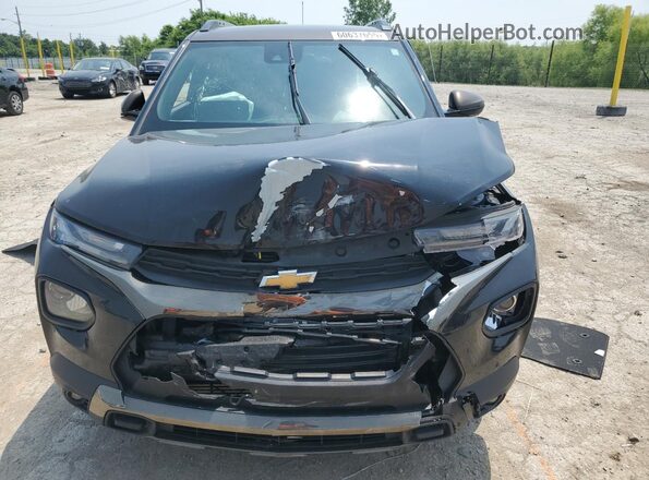 KL79MVSL4NB053003 2022 CHEVROLET TRAILBLAZER Black Widok z przodu