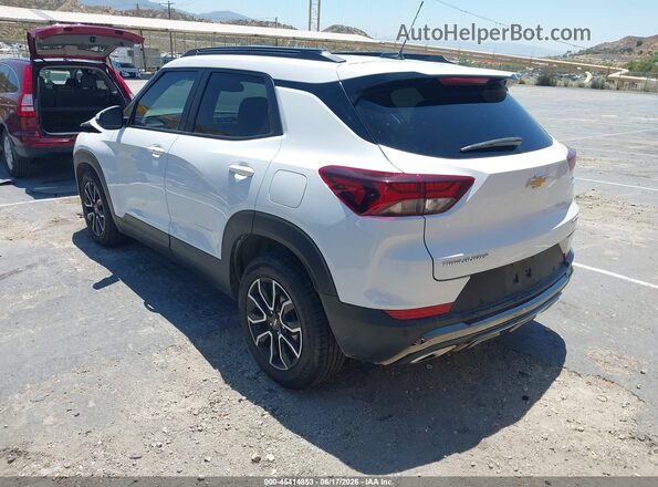 KL79MVSL4NB130629 2022 CHEVROLET TRAILBLAZER White Հետևի ձախ