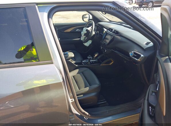KL79MVSL6NB073687 2022 CHEVROLET TRAILBLAZER Gray Front interior view