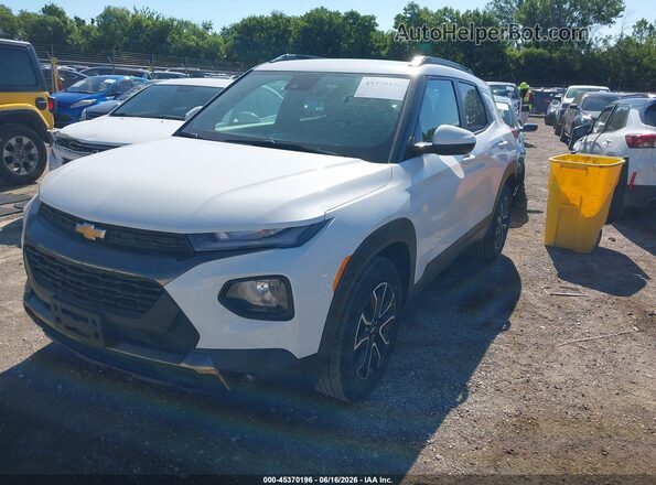 KL79MVSL8PB070535 2023 CHEVROLET TRAILBLAZER Белый Передняя левая четверть