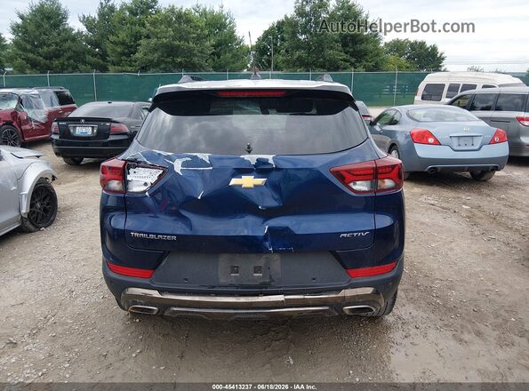 KL79MVSL9NB094551 2022 CHEVROLET TRAILBLAZER Blue 