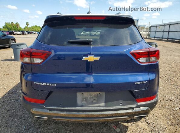 KL79MVSL9PB089823 2023 CHEVROLET TRAILBLAZER Blue Rear view