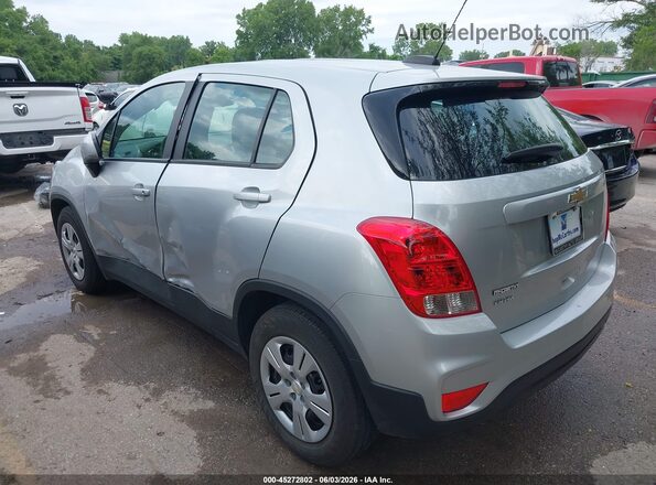 KL7CJKSB0HB123699 2017 CHEVROLET TRAX Silver უკანა მარცხენა