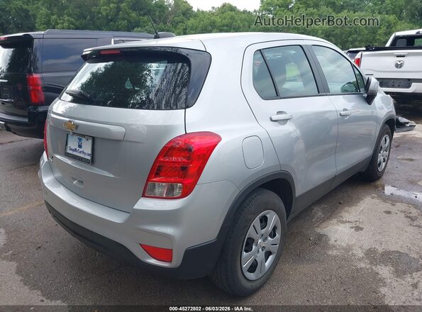 KL7CJKSB0HB123699 2017 CHEVROLET TRAX Silver უკანა მარჯვენა