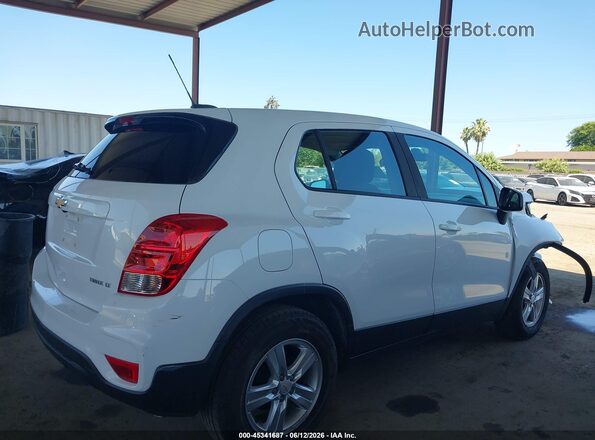 KL7CJKSB0LB045238 2020 CHEVROLET TRAX White Widok wnętrza z tyłu