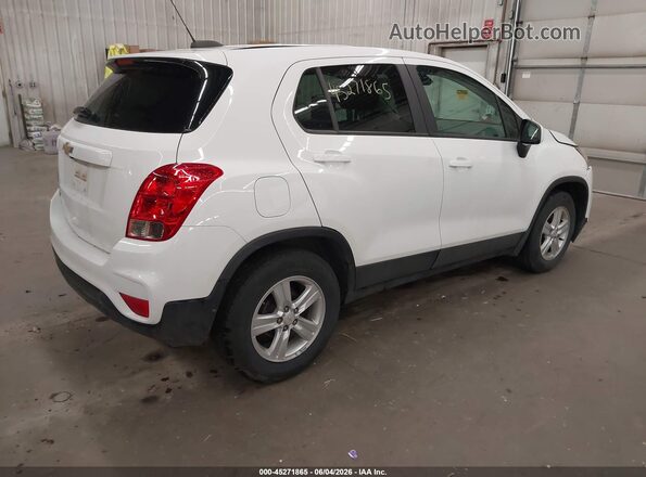 KL7CJKSB1LB333155 2020 CHEVROLET TRAX White Tył prawy