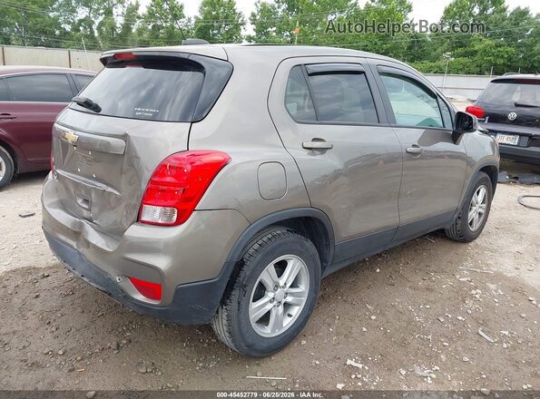 KL7CJKSB1LB342003 2020 CHEVROLET TRAX Brown Rear right