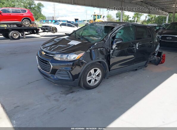 KL7CJKSB1MB315448 2021 CHEVROLET TRAX Black Առջևի ձախ երեք քառորդ տեսարան