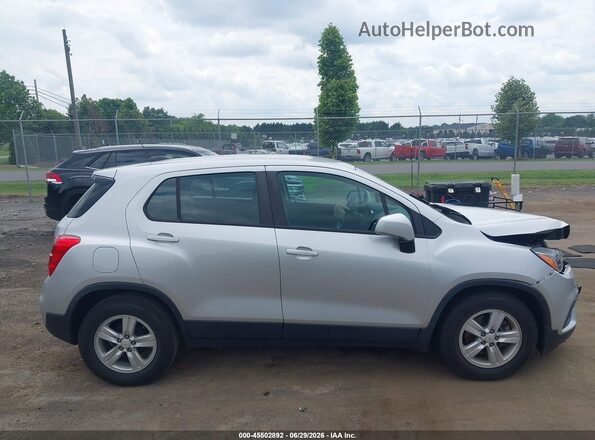 KL7CJKSB2LB038310 2020 CHEVROLET TRAX Silver უკანა სალონის ხედი