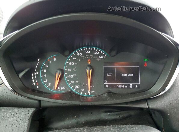 KL7CJKSB2LB328031 2020 CHEVROLET TRAX Black Вид щитка приладів