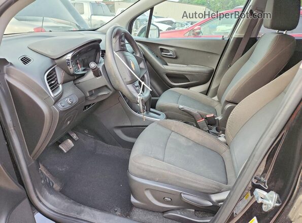 KL7CJKSB2LB333598 2020 CHEVROLET TRAX Black წინა სალონის ხედი
