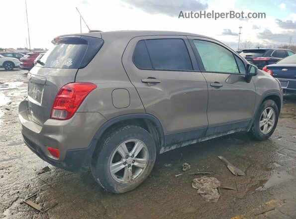 KL7CJKSB3LB336879 2020 CHEVROLET TRAX Коричневый Задняя правая четверть
