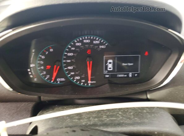 KL7CJKSB3LB336879 2020 CHEVROLET TRAX Коричневый Вид щитка приборов