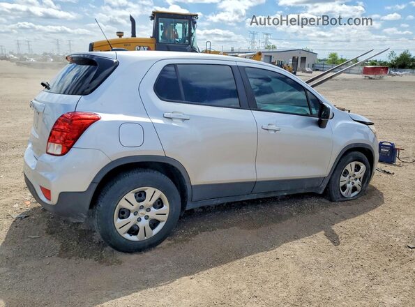 KL7CJKSB4JB624164 2018 CHEVROLET TRAX Silver Задня права чверть