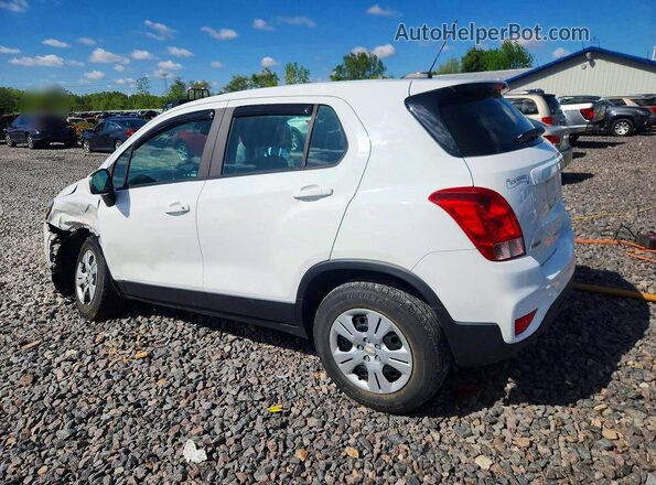 KL7CJKSB4JB721686 2018 CHEVROLET TRAX White Trasero izquierdo