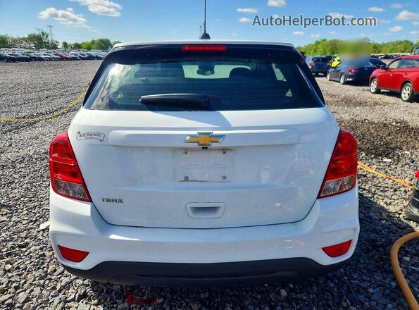 KL7CJKSB4JB721686 2018 CHEVROLET TRAX White Vista trasera