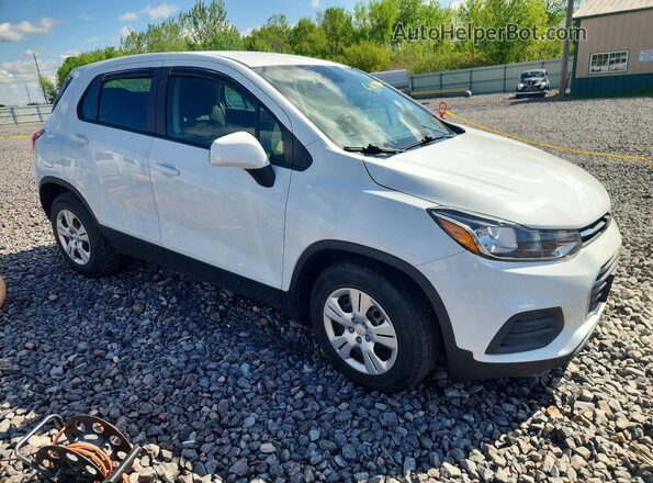 KL7CJKSB4JB721686 2018 CHEVROLET TRAX White Delantero derecho