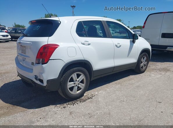 KL7CJKSB4LB063676 2020 CHEVROLET TRAX White Rear right