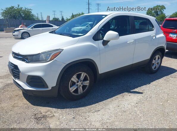 KL7CJKSB4LB063676 2020 CHEVROLET TRAX White Front left