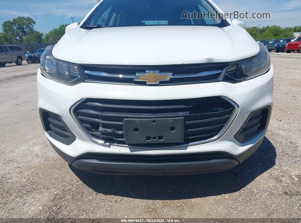 KL7CJKSB4LB063676 2020 CHEVROLET TRAX White Instrument cluster view