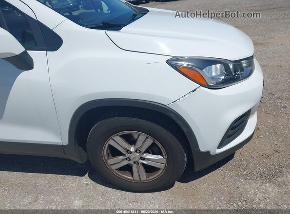 KL7CJKSB4LB063676 2020 CHEVROLET TRAX White 