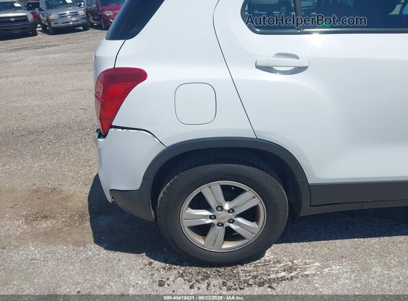 KL7CJKSB4LB063676 2020 CHEVROLET TRAX White 