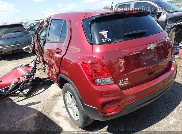 KL7CJKSB4MB323298 2021 CHEVROLET TRAX Красный Задняя левая четверть