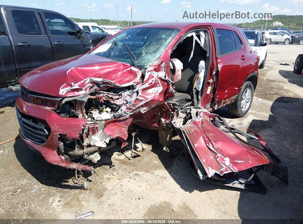 KL7CJKSB4MB323298 2021 CHEVROLET TRAX Красный Передняя левая четверть