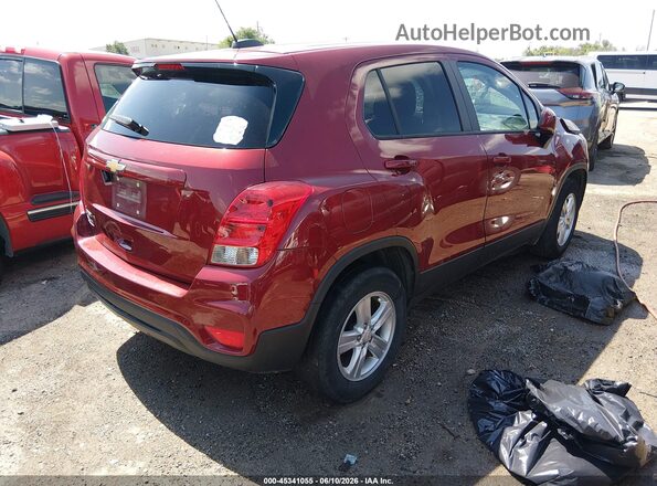 KL7CJKSB4MB323298 2021 CHEVROLET TRAX Красный Задняя правая четверть