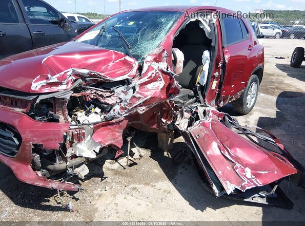 KL7CJKSB4MB323298 2021 CHEVROLET TRAX Красный Вид спереди