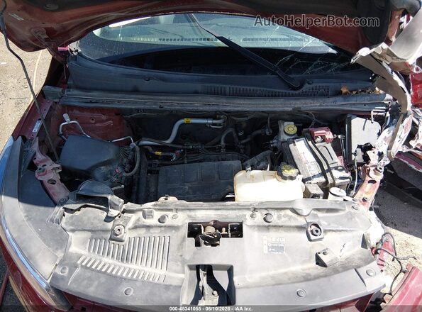 KL7CJKSB4MB323298 2021 CHEVROLET TRAX Красный Вид сзади