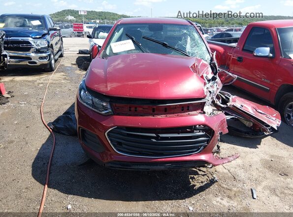 KL7CJKSB4MB323298 2021 CHEVROLET TRAX Красный Вид щитка приборов