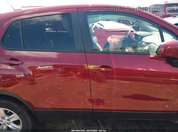 KL7CJKSB4MB323298 2021 CHEVROLET TRAX Красный Вид задней части салона