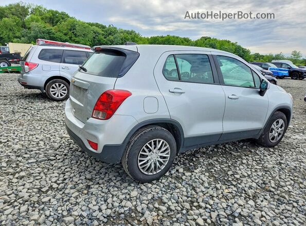 KL7CJKSB5JB734978 2018 CHEVROLET TRAX Silver Rear right