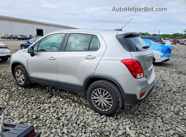KL7CJKSB5JB734978 2018 CHEVROLET TRAX Silver Rear left