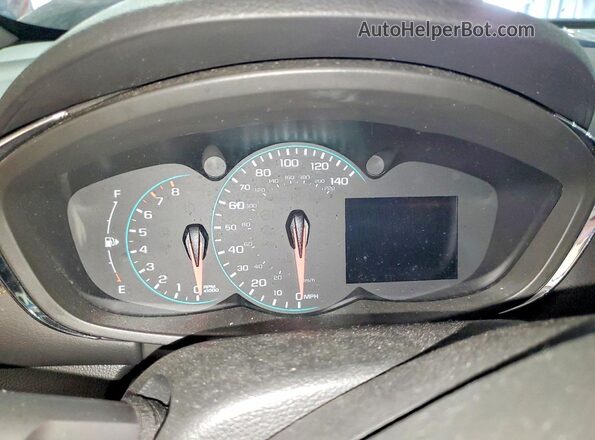 KL7CJKSB5LB086397 2020 CHEVROLET TRAX Black Вид щитка приладів