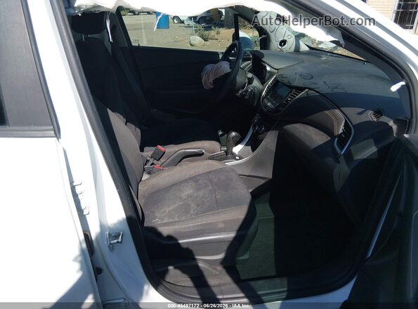 KL7CJKSB6LB061296 2020 CHEVROLET TRAX White წინა სალონის ხედი