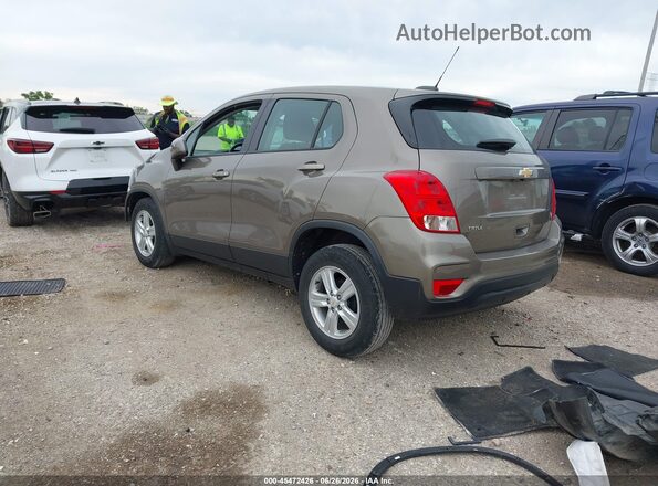 KL7CJKSB6LB350405 2020 CHEVROLET TRAX Brown Հետևի ձախ