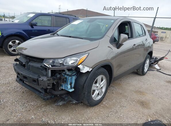 KL7CJKSB6LB350405 2020 CHEVROLET TRAX Brown Առջևի ձախ երեք քառորդ տեսարան