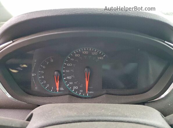 KL7CJKSB7HB174357 2017 CHEVROLET TRAX Silver ხელსაწყოთა პანელის ხედი