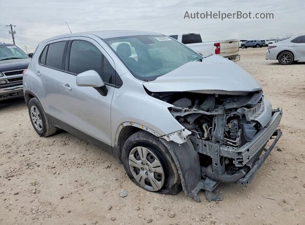 KL7CJKSB7HB174357 2017 CHEVROLET TRAX Silver წინა მარჯვენა