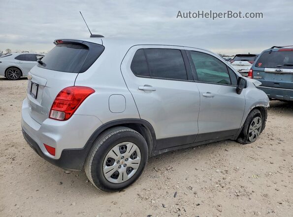 KL7CJKSB7HB174357 2017 CHEVROLET TRAX Silver უკანა მარჯვენა