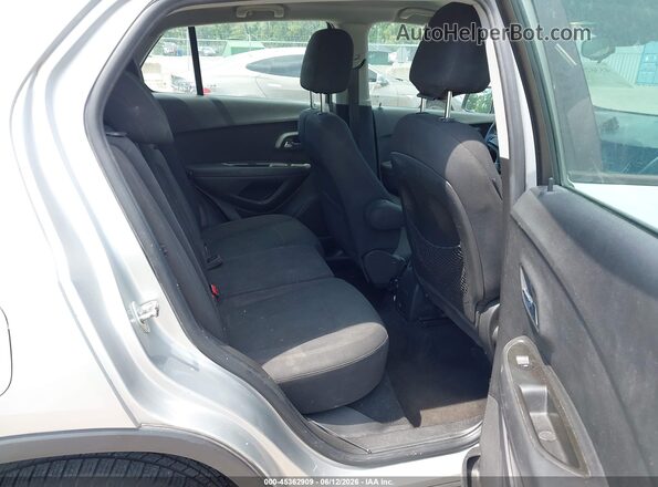 KL7CJKSB7HB176576 2017 CHEVROLET TRAX Silver VIN კოდის სტიკერის ხედი