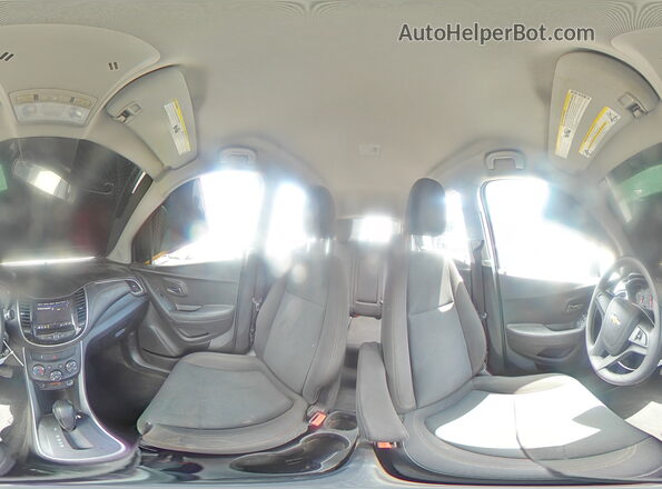 KL7CJKSB7JB595422 2018 CHEVROLET TRAX Silver Սալոնի 360 աստիճան տեսք