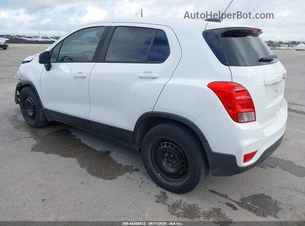 KL7CJKSB8HB053403 2017 CHEVROLET TRAX White Trasero izquierdo