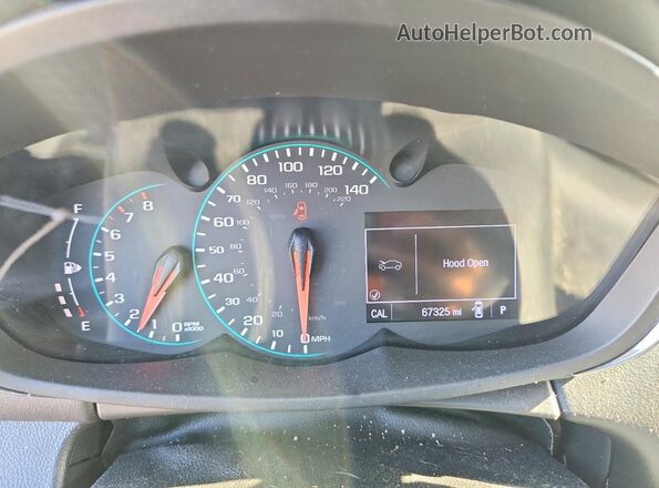 KL7CJKSB8LB063776 2020 CHEVROLET TRAX Черный Вид щитка приборов