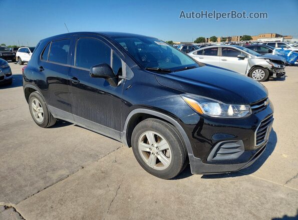 KL7CJKSB8LB063776 2020 CHEVROLET TRAX Черный Передняя правая четверть