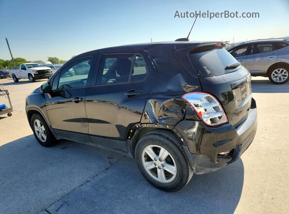 KL7CJKSB8LB063776 2020 CHEVROLET TRAX Черный Задняя левая четверть