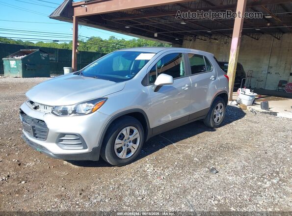 KL7CJKSB9HB148911 2017 CHEVROLET TRAX Серый Передняя левая четверть
